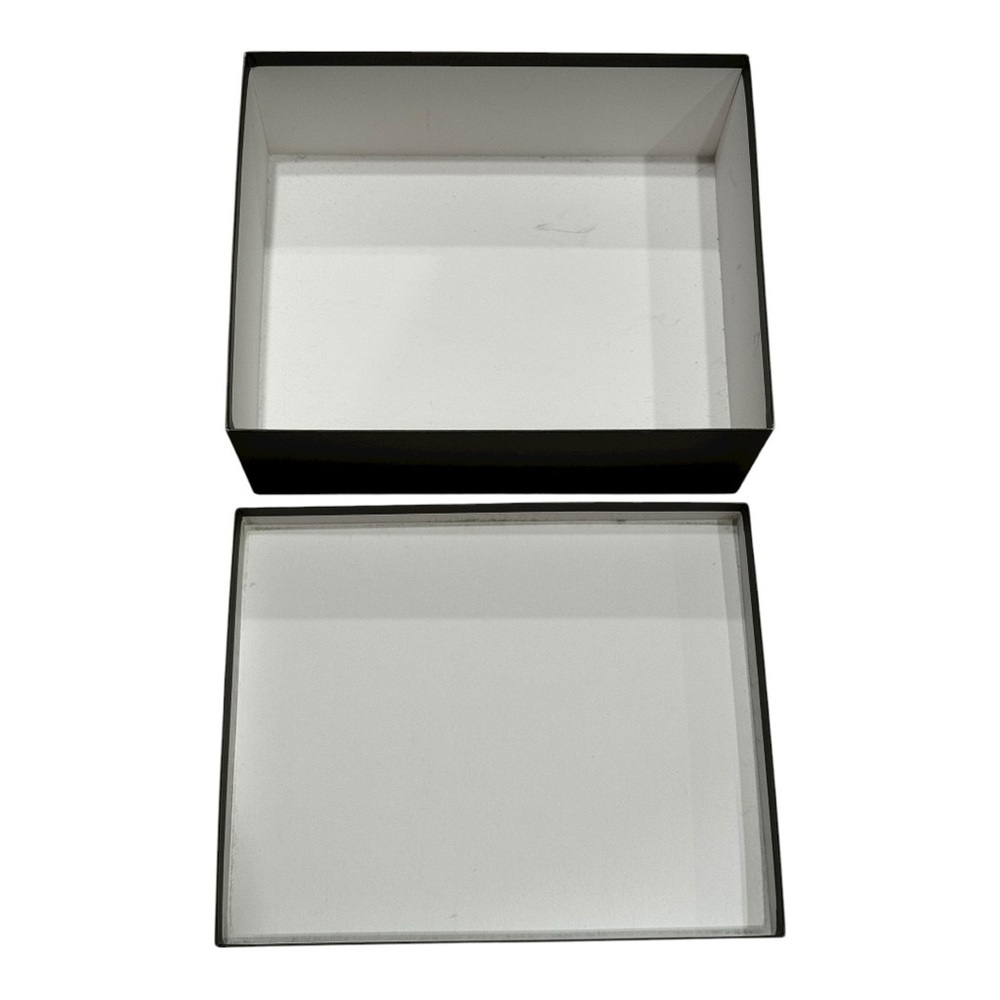 Longchamp Designer Shoe Box | Dark Green Storage Box | 10x12x4.5” - Picture 2 of 3